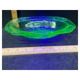 Uranium glass dish