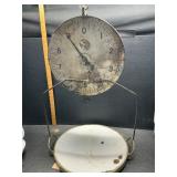 Antique scale with pan