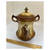 Vintage Anchor pottery cracker jar