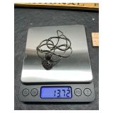 13 .72 sterling silver necklace