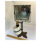 Antique shaving stand
