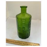 1970s green glass reproduction