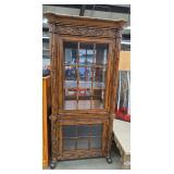 2 piece display cabinet