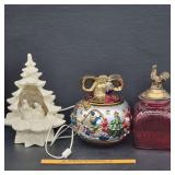 2 Jars & Christmas Tree