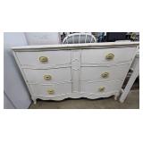 Distressed Bassett dresser 58*20*35 tall