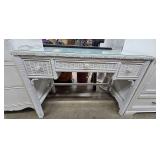 Henry Link wicker desk 42*20*30 tall
