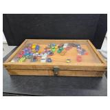 Display case and contents