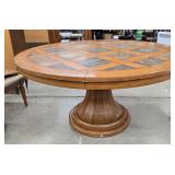 5 foot round pedestal table