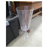 Large glass vase