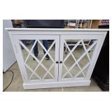 Mirrored storage cabinet 39*13*32 tall