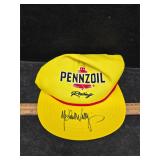 Michael Waltrip signed hat