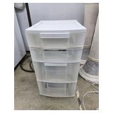 Plastic dresser and contents