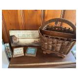 Basket and decor