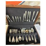 1580 grams sterling silver Gotham Lyric flatware