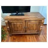 TV cabinet and contents