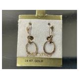 14k gold earrings