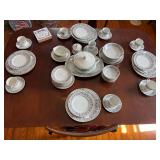 Set of Coventry fine china (on table top)