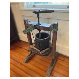 Antique cider press