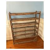 Antique shoe rack