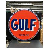 Gulf metal sign