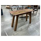 Heavy solid wood table