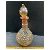 Marigold Carnival Glass Decanter