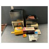 Vintage camera items