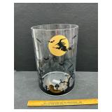 Glass Halloween jar