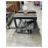 Router table and table saw