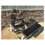 Weights, bench, & barbells