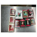 10 Hallmark ornaments