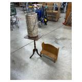 Table, Basket & Stool