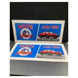 2 ACC EXXON Paper Signs