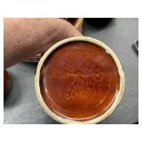 Brown stoneware dishes