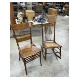 Antique rocker and chair