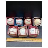 6 Autographed Baseballs