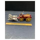 Cast Iron Horse Drawn Wagon
