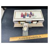 Wooden nativity figures