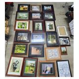 Framed photos and others