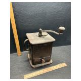 Antique coffee grinder