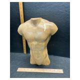 Solid wood torso sculpture