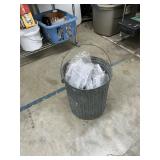 Bucket with solar lights