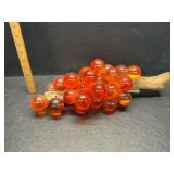 Large glass grapes