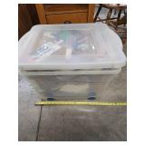 Tote of fabric and others