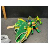 Ninja turtles and ball glove