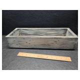 Decorated wood centerpiece