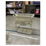 Iron plant stand