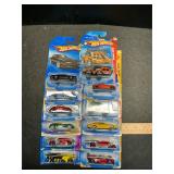 12 Hot wheels