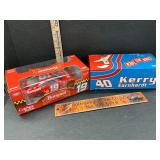 2 die cast race cars