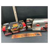 2 die cast race cars